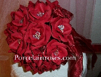 Red Rose Bridal Bouquet #385