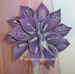 Dark Purple wedding flowers #408 - Eggplant