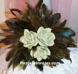 feather wedding flowers #474