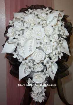 black and white wedding flowers #475