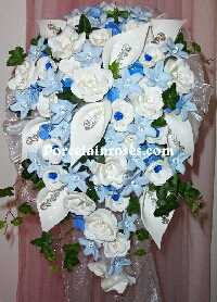 Blue wedding flowers #477