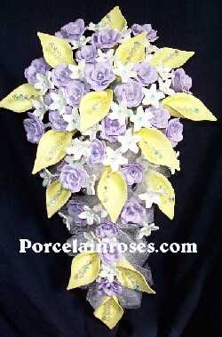purple and yellow wedding flowers #497