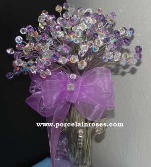 Lilac Crystal Bouquet