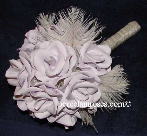 Feather Bridal Bouquet