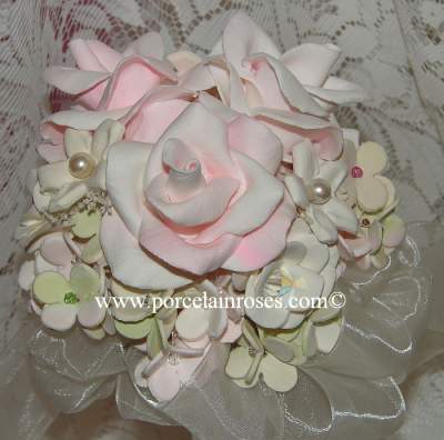 Bridal White Rose Bouquet