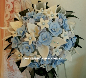Wedding Bouquet in blue